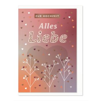 Komma³ Grußkarte Good Luck Zur Hochzeit Alles Liebe