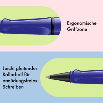 LAMY Tintenpatronenroller safari roll-ink blue