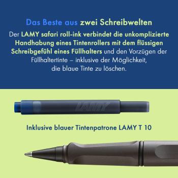 LAMY Tintenpatronenroller safari roll-ink umbra