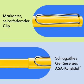 LAMY Tintenpatronenroller safari roll-ink yellow