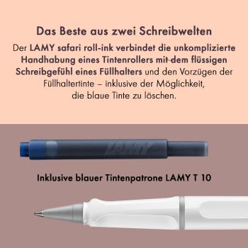 LAMY Tintenpatronenroller safari roll-ink white