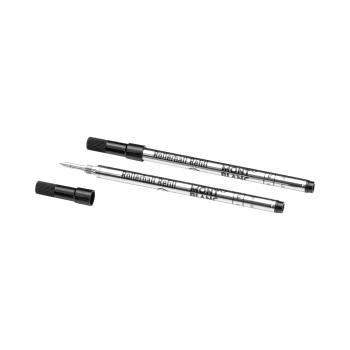 Preview: MontBlanc® Rollerball Pen Refill F (fein) 2er  mystery black