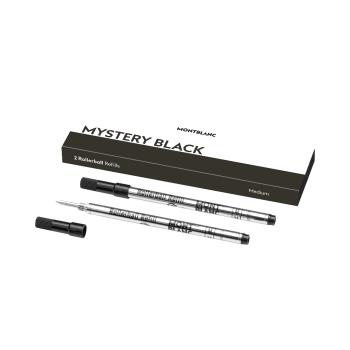 MontBlanc® Rollerball Pen Refill M (medium) 2er  mystery black