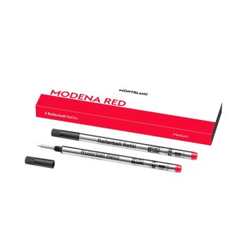 MontBlanc® Rollerball Pen Refill M (medium) 2er  modena red