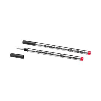 Preview: MontBlanc® Rollerball Pen Refill M (medium) 2er  modena red