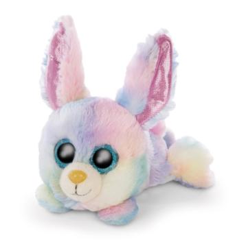 Nici Glubschis 15cm Hase Rainbow Candy liegend