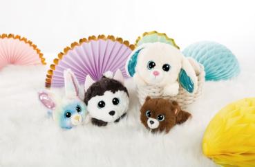 Nici Glubschis 15cm Hase Rainbow Candy liegend