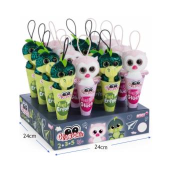 Preview: Nici Glubschis 9cm Kuscheltier-Schlüsselanhänger Eule Rosina