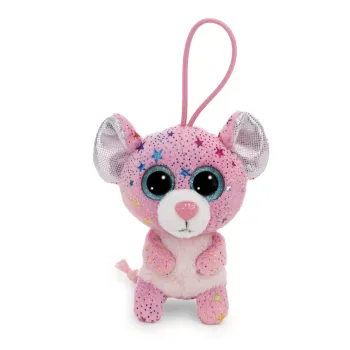 Preview: Nici Glubschis 9cm Kuscheltier-Schlüsselanhänger mit Loop in Schulranzen-Box Maus Miss Mausie