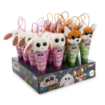 Preview: Nici Glubschis Kuscheltier-Schlüsselanhänger mit Loop in Schultüte Fuchs Nox