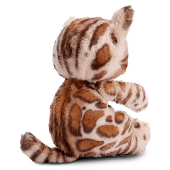 Nici Sleeping Pets Katze Bengal ca.12cm grünes Körbchen