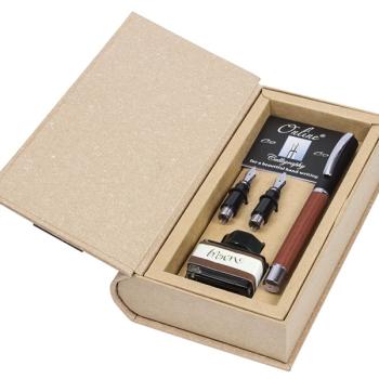 Preview: Online Kalligrafie-Set Vision Nature rosewood - Federn: 0,8mm / 1,4mm / 1,8mm