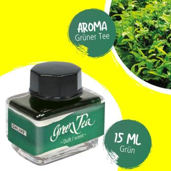 Online Tintenglas 15ml Tinte der Sinne green tea
