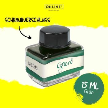 Preview: Online Tintenglas 15ml Colour Inspiration green