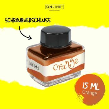 Preview: Online Tintenglas 15ml Colour Inspiration orange