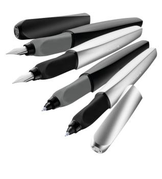 Pelikan Füllhalter Twist P457M silber Feder: M