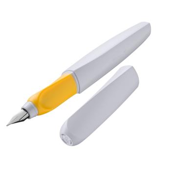 Pelikan Füllhalter Twist P457M blaugrau gelb - Feder: M