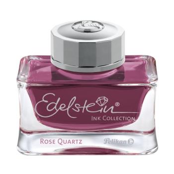 Preview: Pelikan Tintenglas Edelstein® Ink Collection 50ml Rose Quarz - Ink of the Year 2023