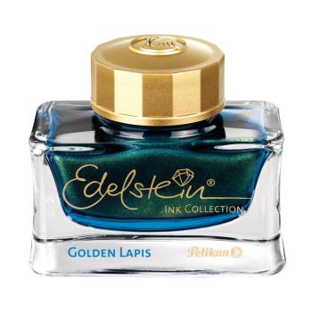 Preview: Pelikan Tintenglas Edelstein® Ink Collection 50ml Golden Lapis - Ink of the Year 2024