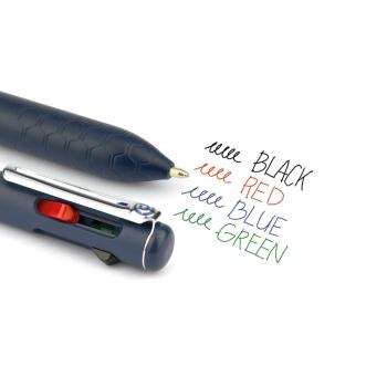 Pentel Mehrfarb-Druckkugelschreiber iZee BXC470 dunkelblau