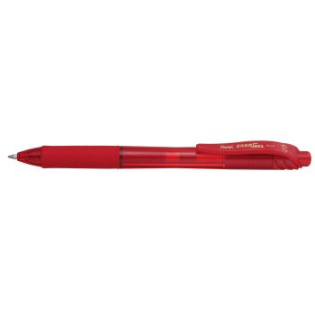 Preview: Pentel Tintenroller Liquid Gel EnerGel X 0.35mm Metallspitze rot