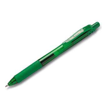Preview: Pentel Tintenroller Liquid Gel EnerGel X 0.35mm Metallspitze grün