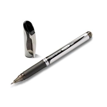 Preview: Pentel Tintenroller Liquid Gel EnerGel 0.7 Kappenmodell 0,35mm Metallspitze schwarz