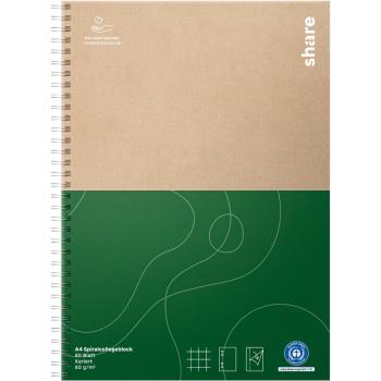 share Collegeblock A4 80 Blatt 80g/m² kariert