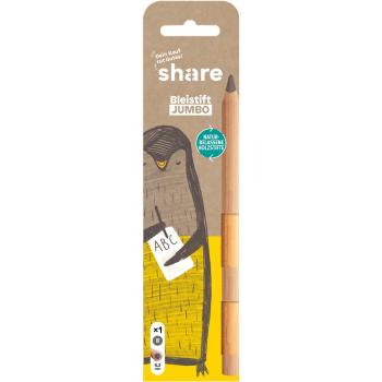 Preview: share Jumbo Bleistift B natur Preview: share Jumbo Bleistift B natur