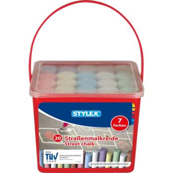 Stylex Straßenmalkreide bunt 20 Stück