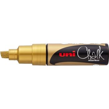Preview: UniBall Uni Chalk PWE8K Kreidemarker gold