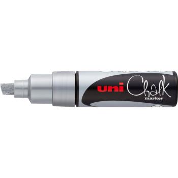 Preview: UniBall Uni Chalk PWE8K Kreidemarker silber
