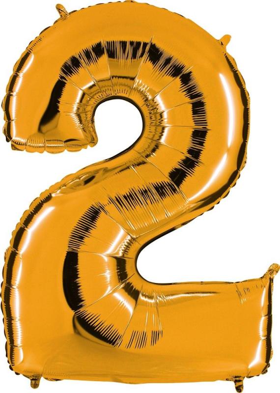 Grabo The Numbers 40" Folienzahl Ziffer 2 (Farbauswahl)