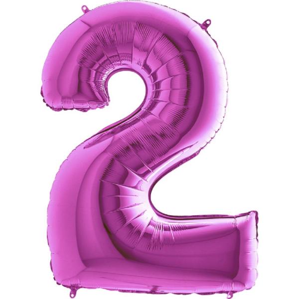 Grabo The Numbers 40" Folienzahl Ziffer 2 (Farbauswahl)