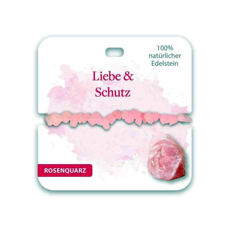 BB Edelstein Armband Liebe & Schutz Rosenquarz