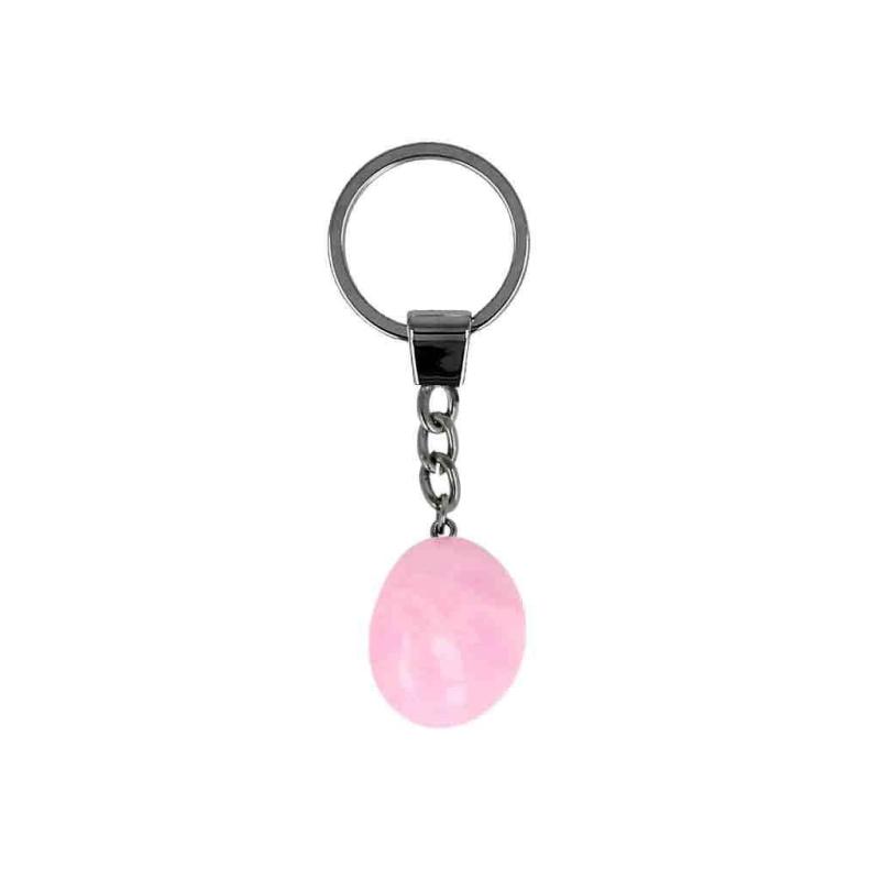 BB Edelstein Schlüsselanhänger Liebe & Schutz Rosenquarz