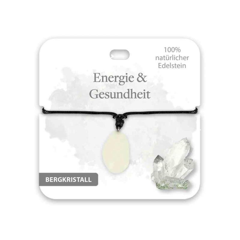 BB Edelstein Halskette Energie & Gesundheit Bergkristall