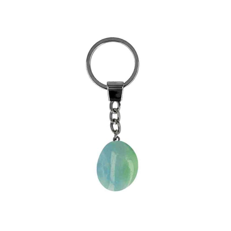 BB Edelstein Schlüsselanhänger Harmonie & Stärke Aquamarin