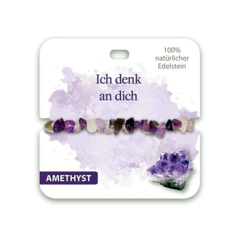BB Edelstein Armband Ich denk an dich Amethyst
