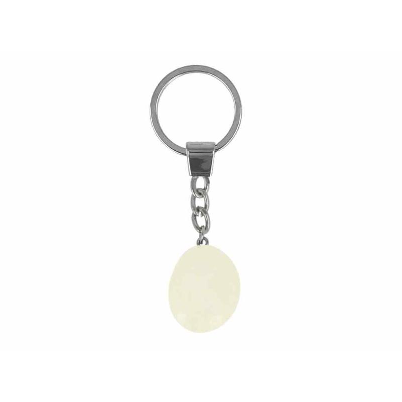 BB Edelstein Schlüsselanhänger Zwillinge Bergkristall