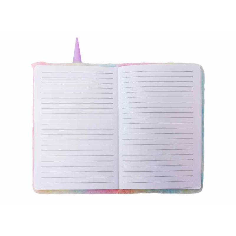 BB Cuties Notizbuch A5 160 Seiten liniert Plüsch Pegasus multicolor