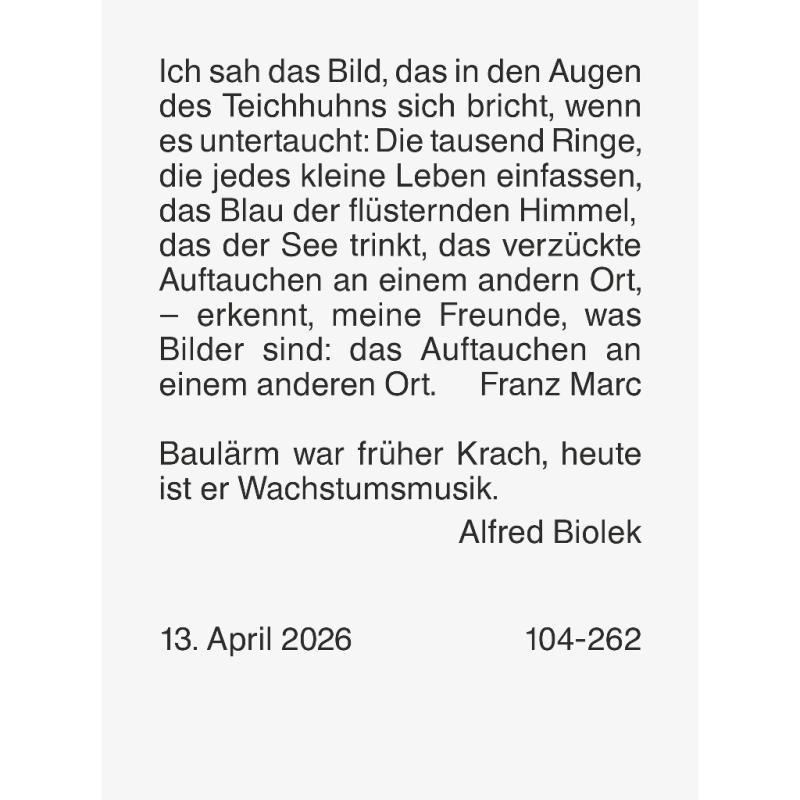 Brunnen Tagesabreißkalender Nr.2 5,36x7,2cm 2026