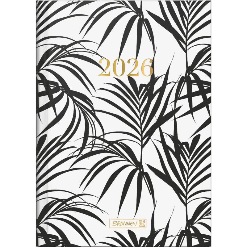 Brunnen Buchkalender Jungle A5 2S/1W 2026