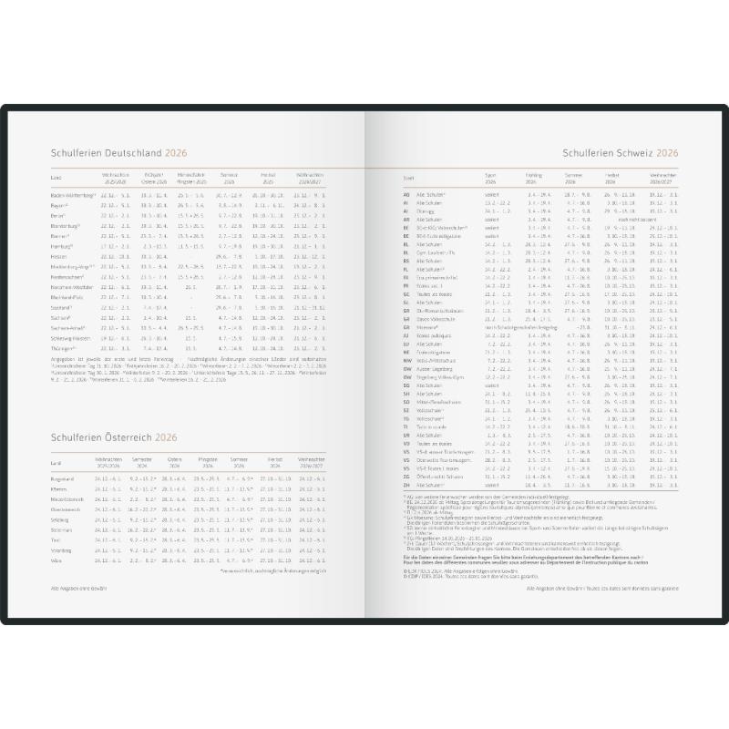 rido/idé Buchkalender Premium Young Line Watercolor A5 1S/1T 2026