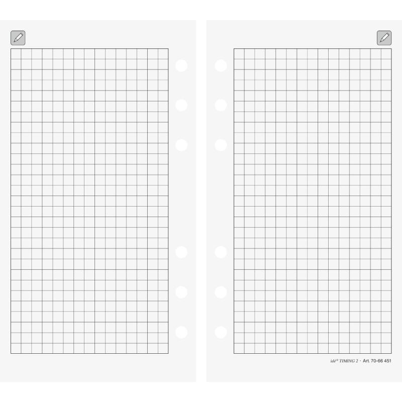 Rido Timer Timing2 Notiz Formular kariert