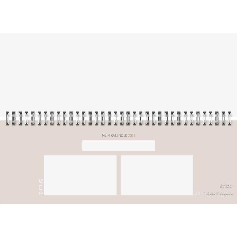 rido/idé Querterminkalender Young Line Shadows 30x10cm 2S/1W 2026