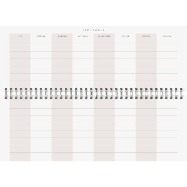 rido/idé Querterminkalender Young Line Shadows 30x10cm 2S/1W 2026