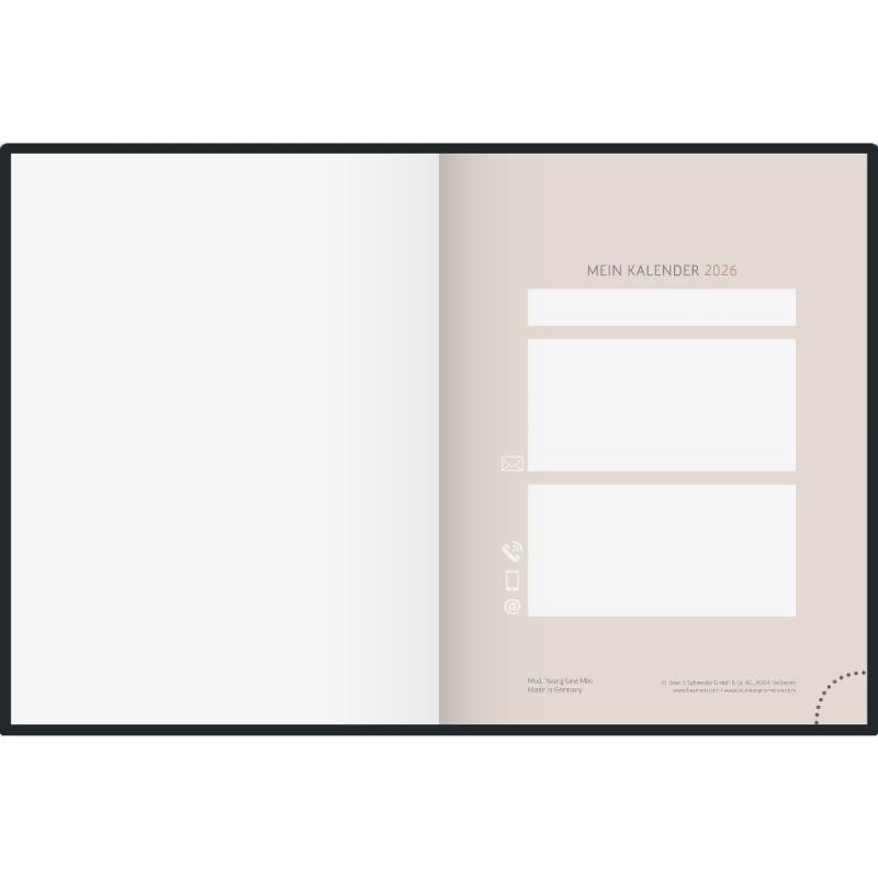 rido/idé Taschenkalender Young Line Wild Flowers 12x16 2S/1W 2026