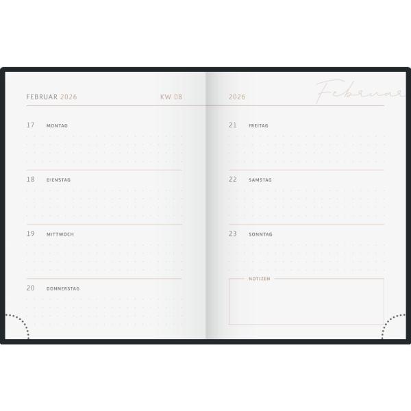 rido/idé Taschenkalender Young Line Starry Night 12x16 2S/1W 2026