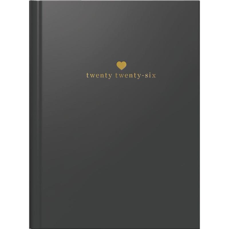 rido/idé Taschenkalender Young Line Heart 12x16 2S/1W 2026